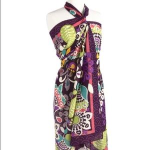 EUC plum crazy swim coverup